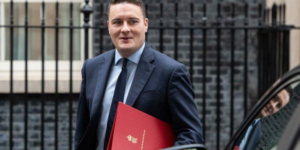 Wes Streeting at Downing Street